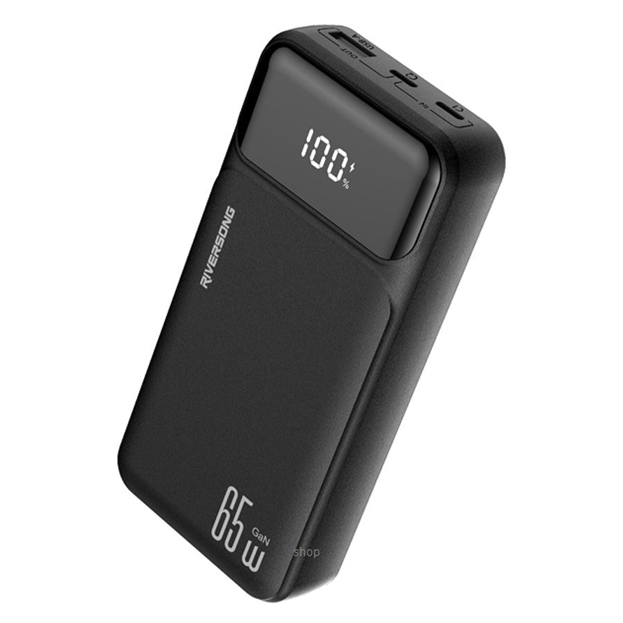 Riversong Pb103 Riversong Phantom Pro 65W USB C PD 20.000 Mah Powerbank, Black 1